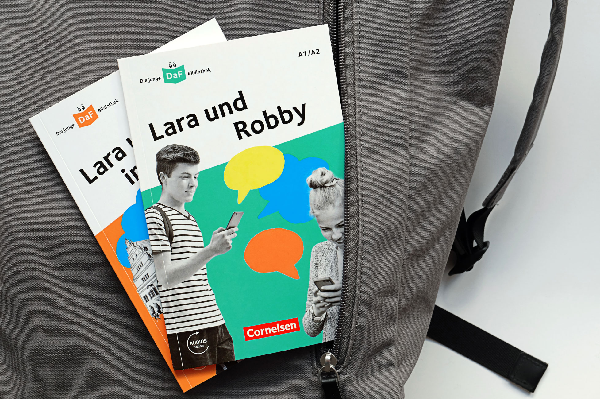 Die junge DaF-Bibliothek - Lara und Robby, Cover Die junge DaF-Bibliothek - Lara und Robby, Cover