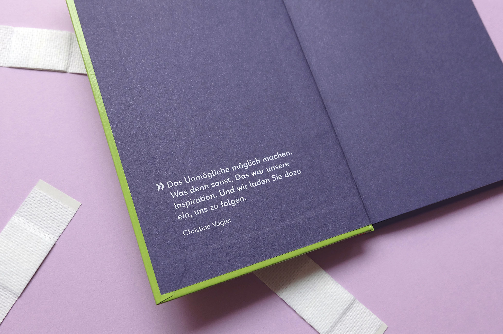 Care. Future. Human rights. – Front endpaper Care. Future. Human rights. – Front endpaper