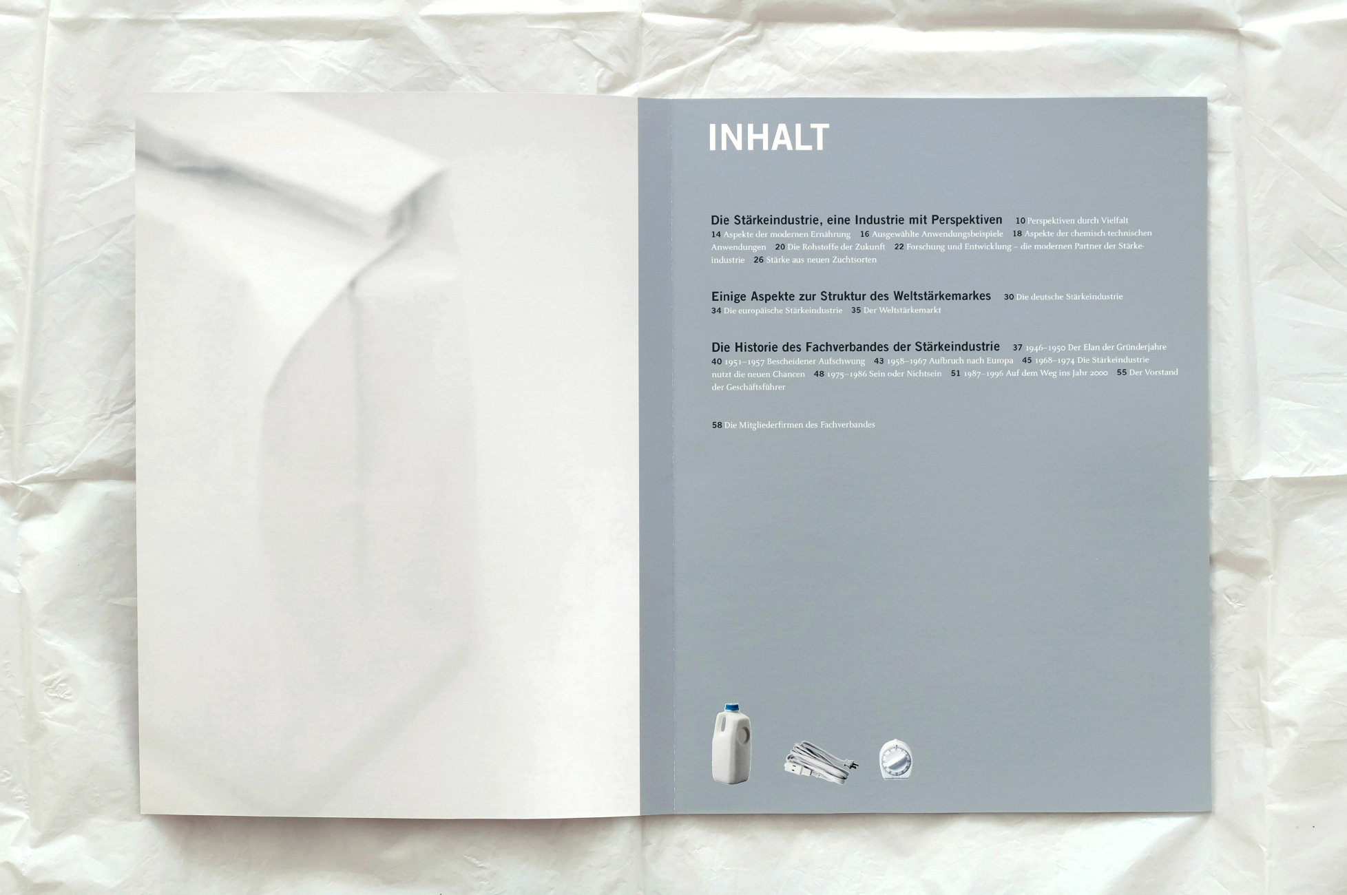 Fachverband der Stärkeindustrie - table of contents