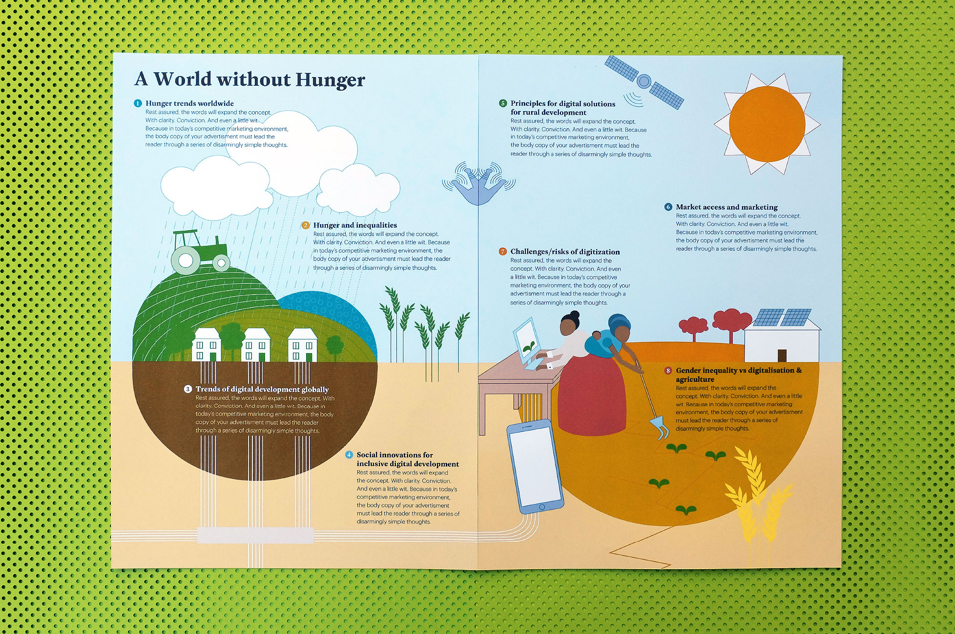 TMG Nutrition atlas – Double page agriculture