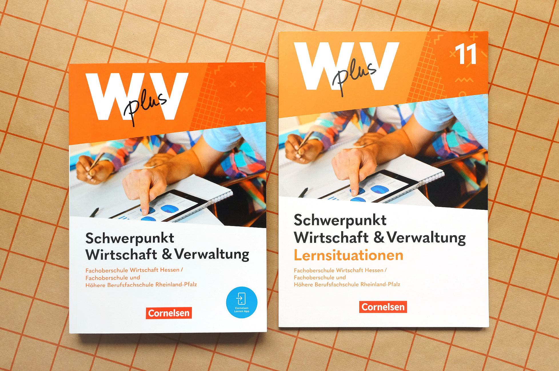 W plus V – Cover Schülerbuch und Arbeitsheft
