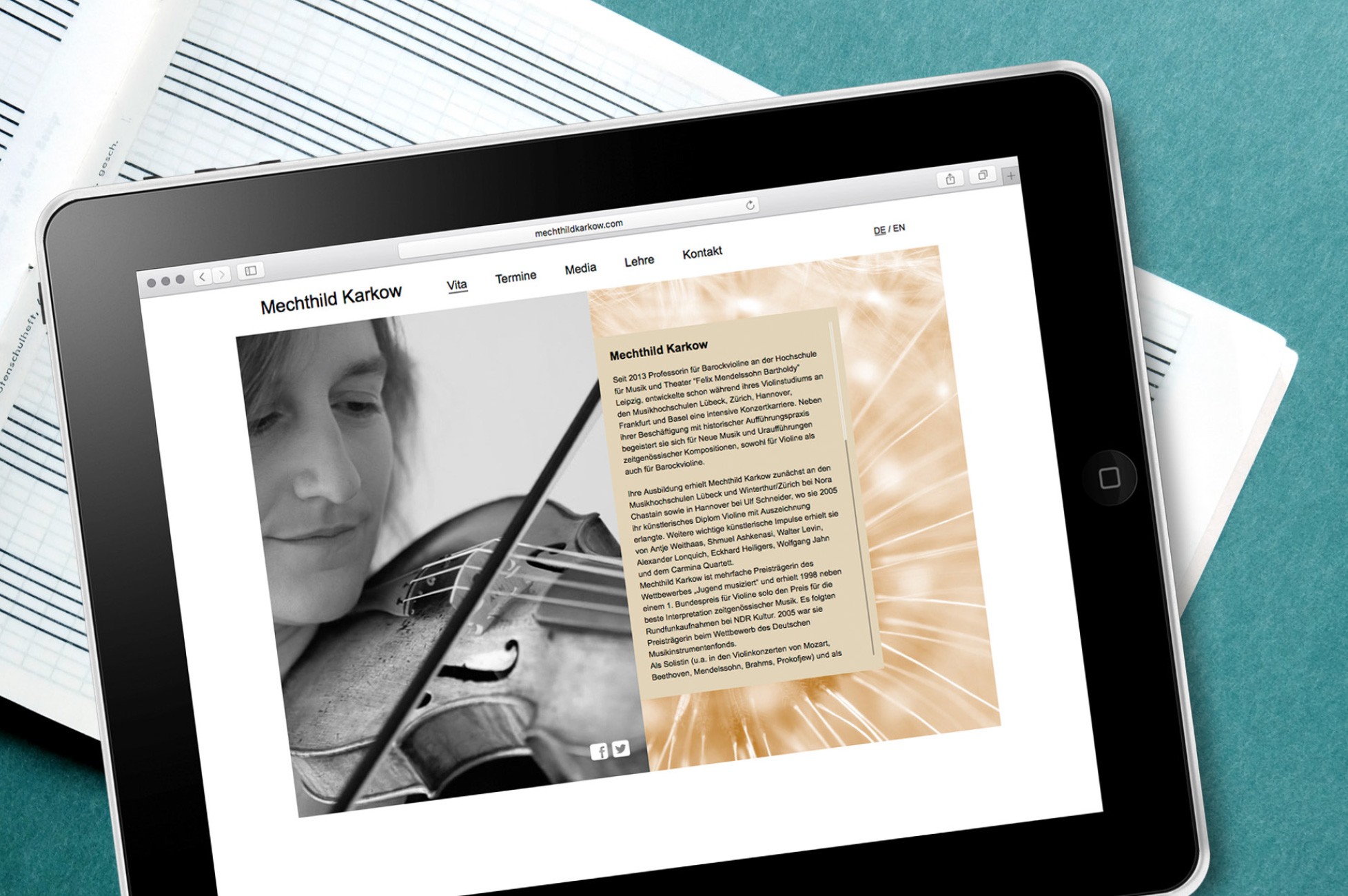 Mechthild Karkow - website: vita Mechthild Karkow - website: vita