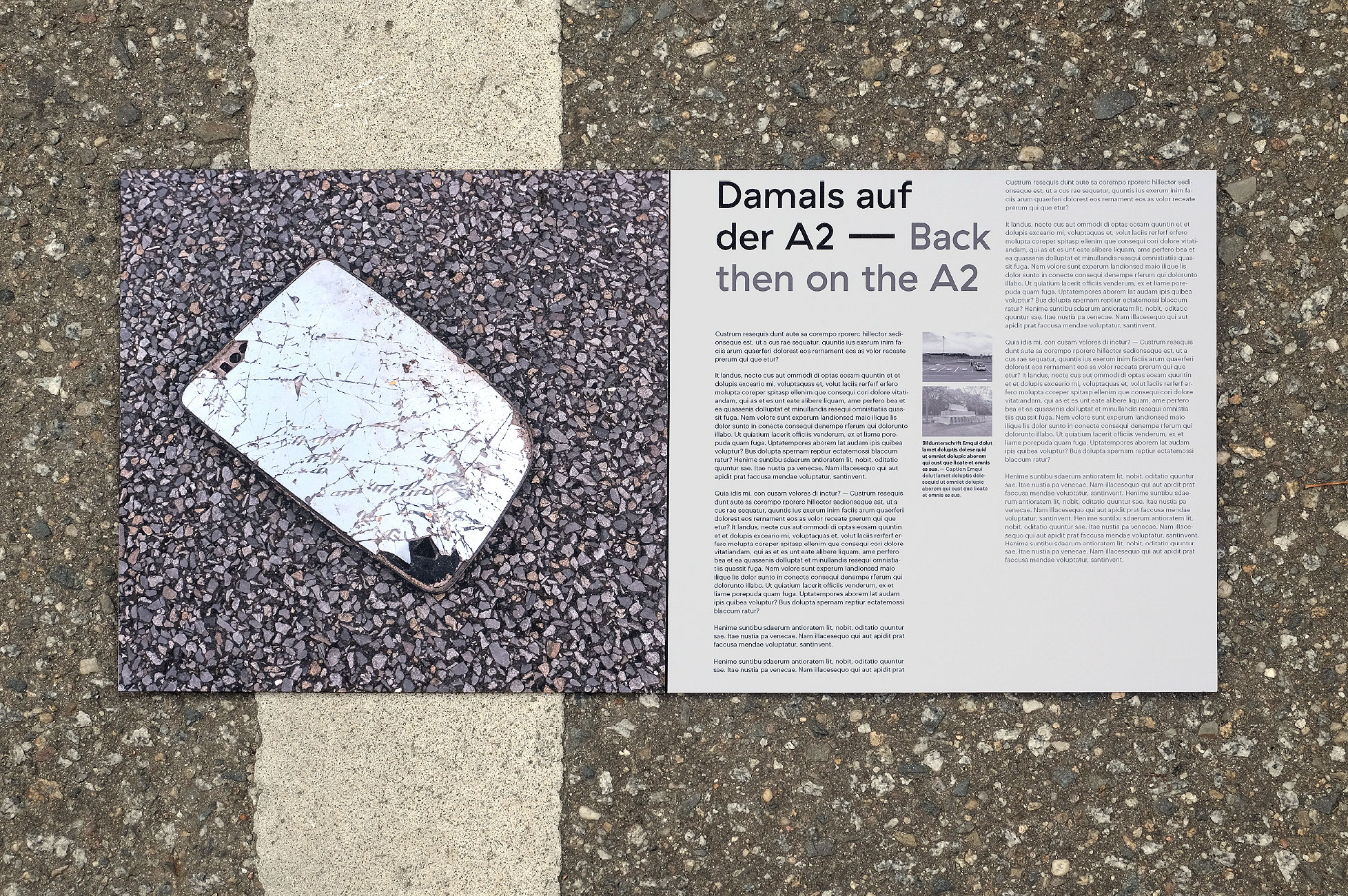 Autobahnorte – Text part