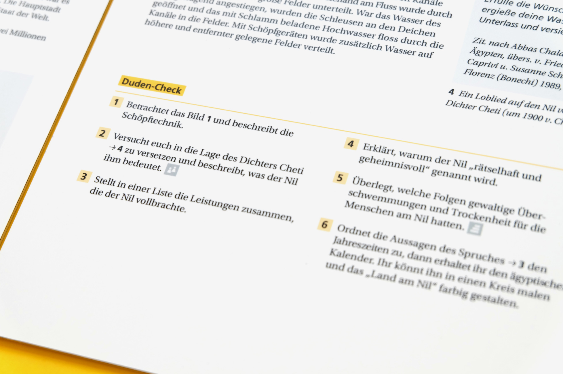DUDEN Schulbuch - Detail Innenseiten: Duden-Check