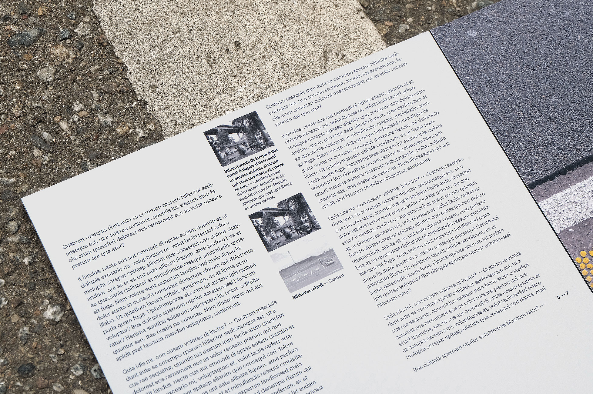 Autobahnorte – Text part