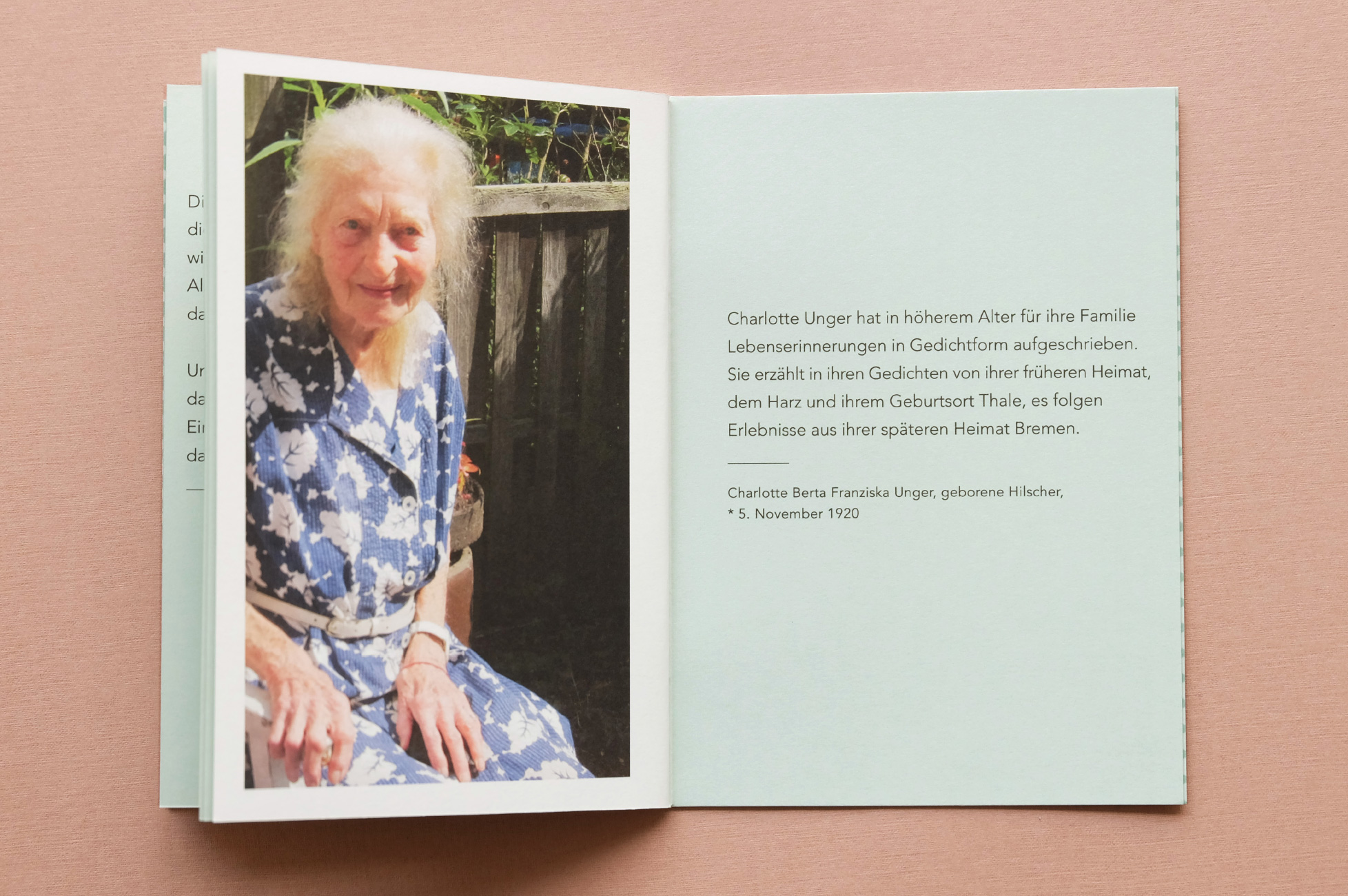 Charlotte Unger - poetry collection inside