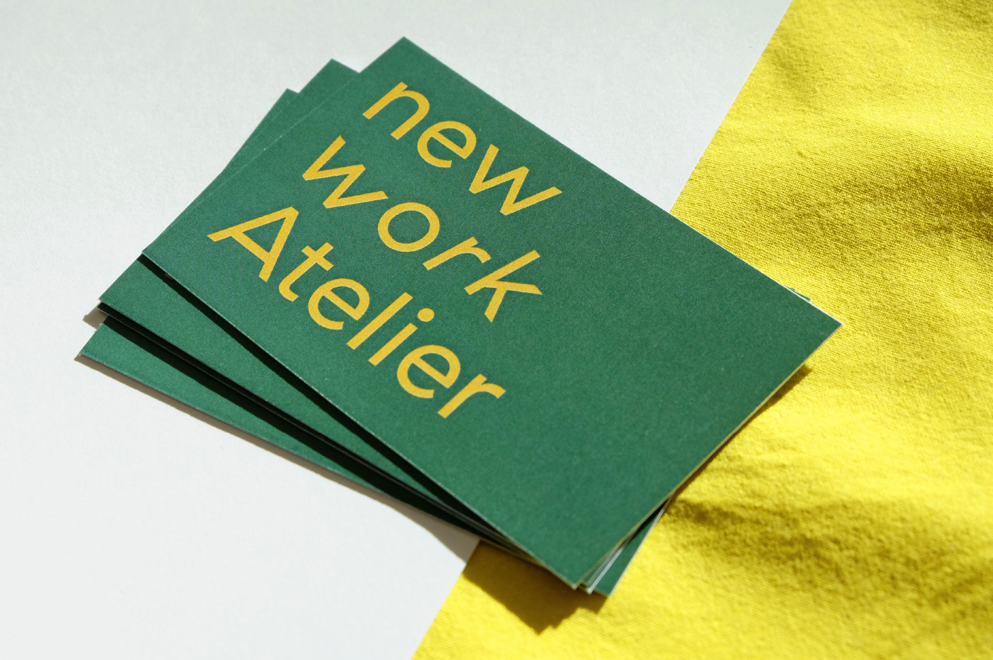 new work Atelier – Visitenkarten