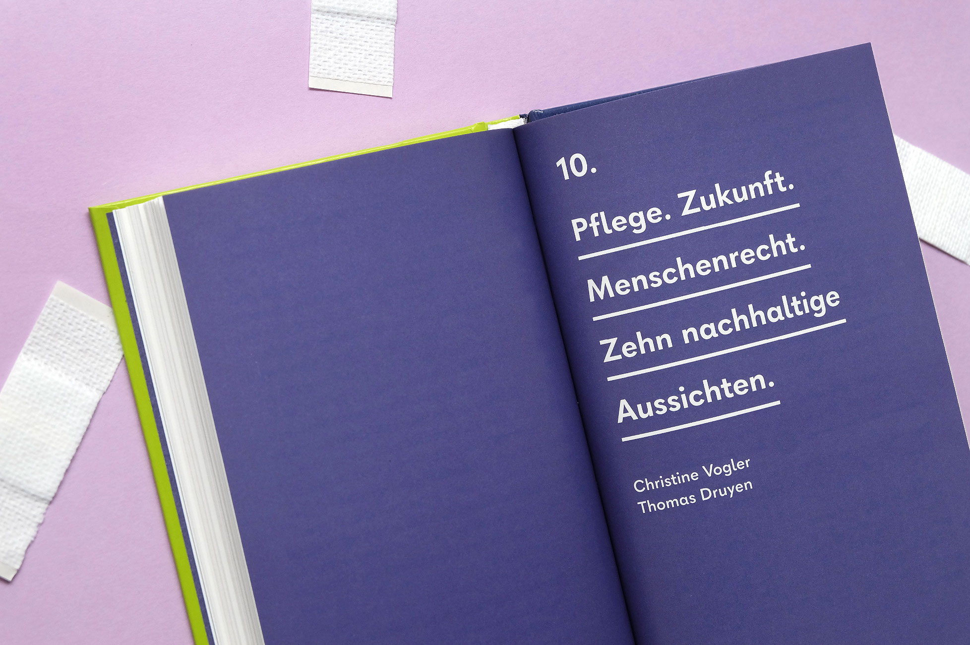 Care. Future. Human rights. – Chapter opening Care. Future. Human rights. – Chapter opening